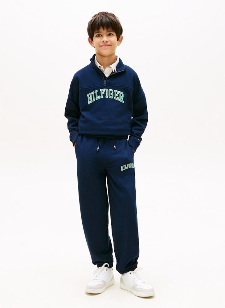TOMMY HILFIGER Logo Embroidery Terry Joggers - Image 4