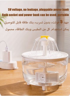 HEROCKX Automatic pet drinking fountain provides fresh and filtered water for healthy hydration for cats and dogs  - Image 3