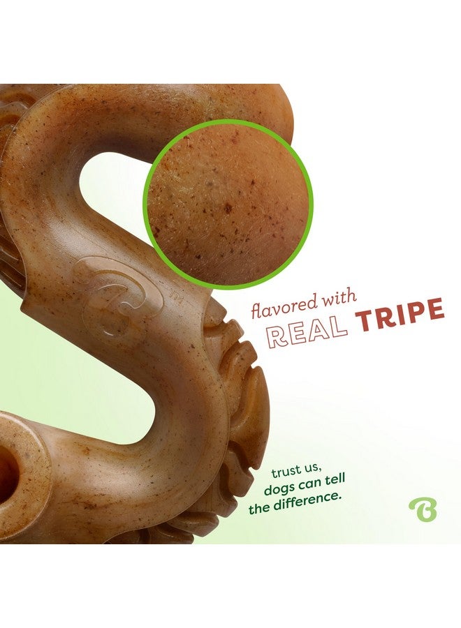 Benebone Tripe Bone Durable Dog Chew Toy for Aggressive Chewers, Real Tripe, Made in USA, Large - Image 1