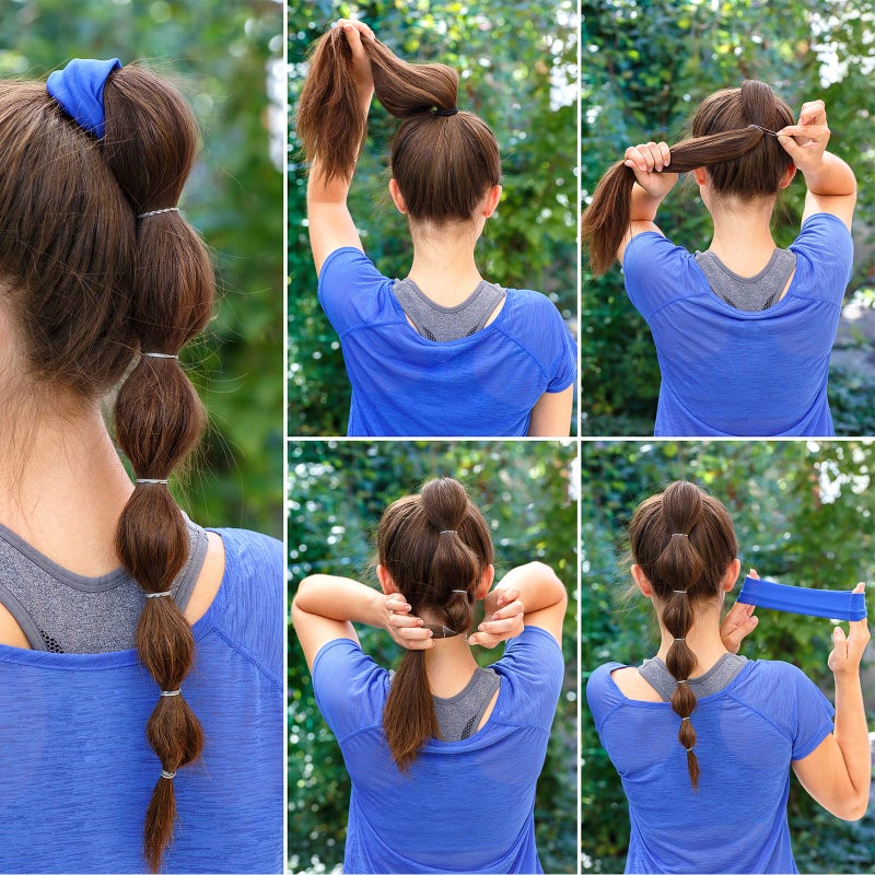 EAONE Clear Elastic Hair Rubber Bands, 1500pcs No Damage Mini Hair Ties Small Tiny Ponytail Holder, Hairstyling Accessories for Women Girls, 20mm in Diameter and 2mm in Width - Image 5