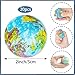 Atiloy Mini Globe Stress Balls 20 Pack Mini Earth Stress Balls Bulk Small Foam Squeeze Anxious Toy Globe Squishy Ball for Kids School Carnival Reward Football Party Decorations Supplies - Image 4