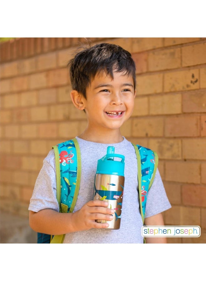 Stephen Joseph Stainless Steel Water Bottle - Image 2