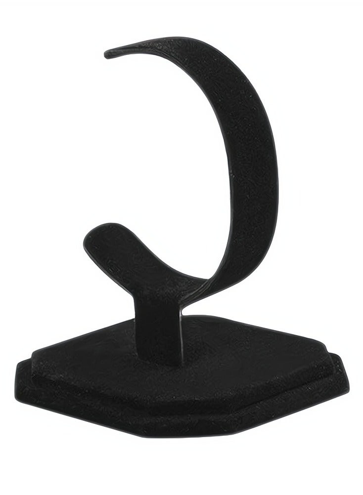 C Type Jewelry Display Rack for Watches Bracelets and Bangles Black Stand Holder