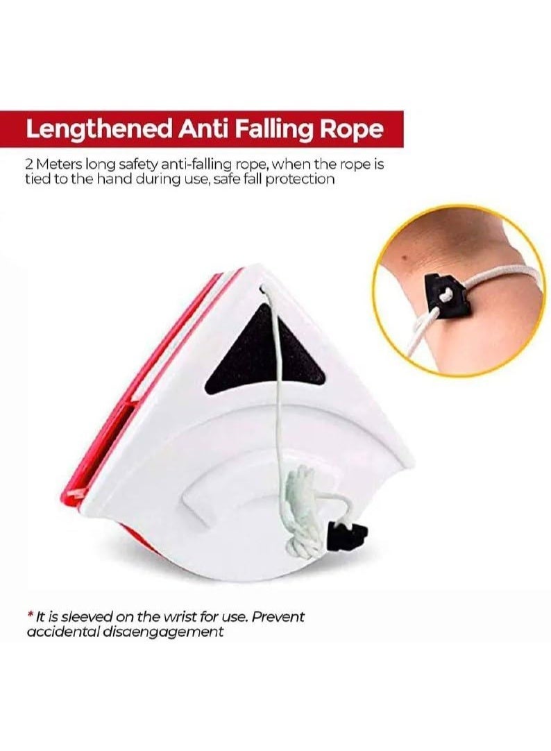 ممساحة زجاج مغناطيسية – تنظيف جانبي الزجاج في نفس الوقت | تصميم عملي بخامة قوية لسهولة التنظيف Dk - Image 4