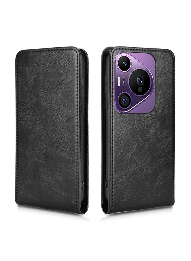 S-TOP Case For Huawei Pura 70 Pro 5G / 70 Pro+ 5G Magnetic Vertical Flip Leather Phone Case - Image 2