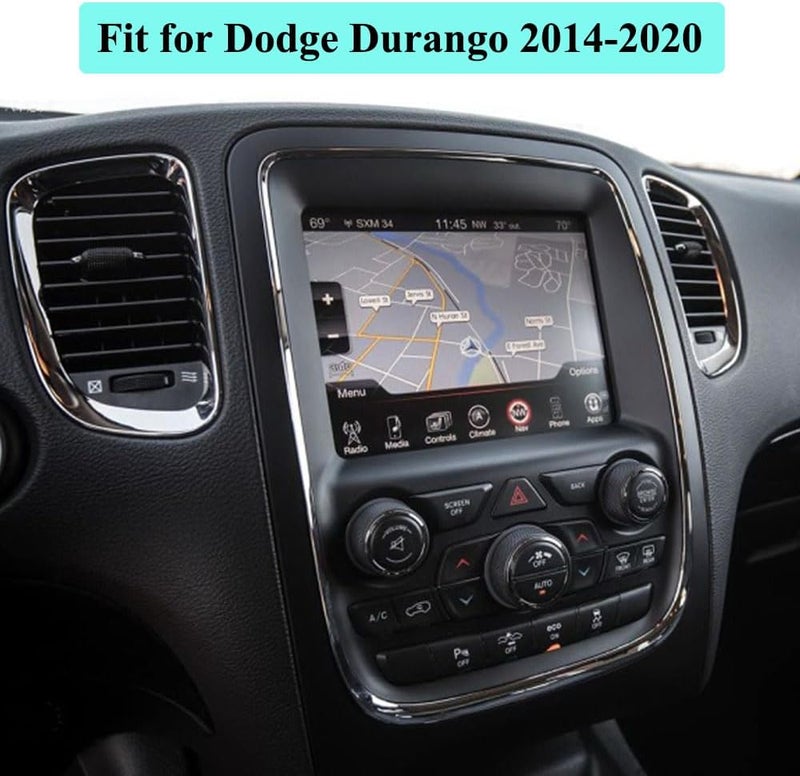 Air Conditioner Knob Covers: 3 Pieces Black Aluminum Alloy, Aviation-grade Durable Anti-scratch, Non-slip Textured Design - Full Button Coverage, Easy Adhesive-free Installation for Dodge Durango Jeep - Image 5