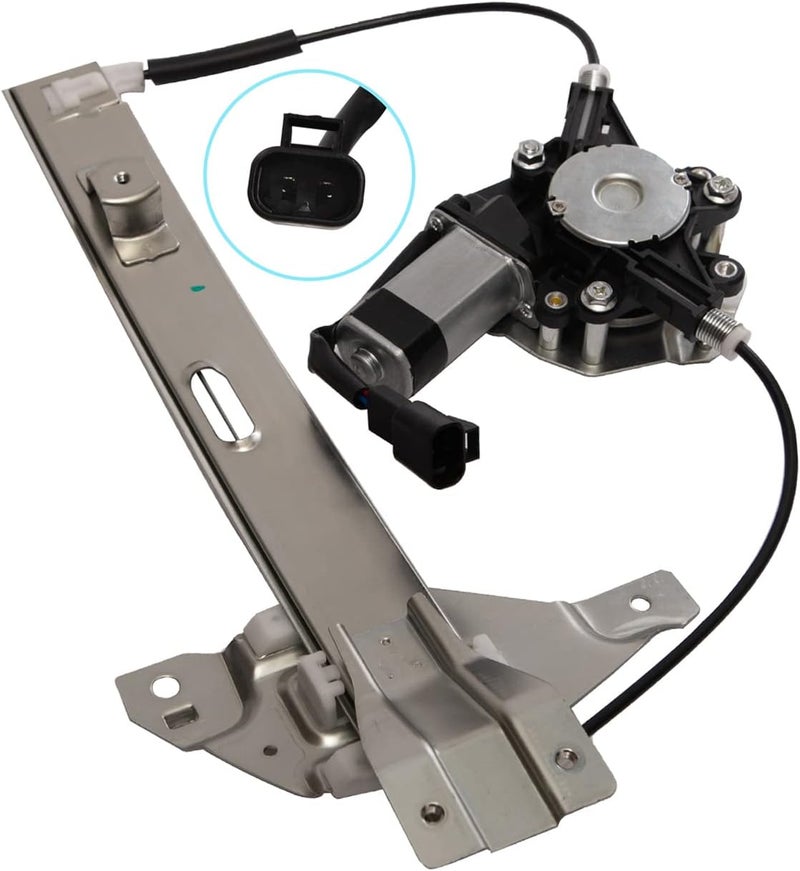 TUCAREST 748-510 Rear Left Power Window Lift Regulator With Motor Assembly for 2006-2016 Chevy Impala - Image 1
