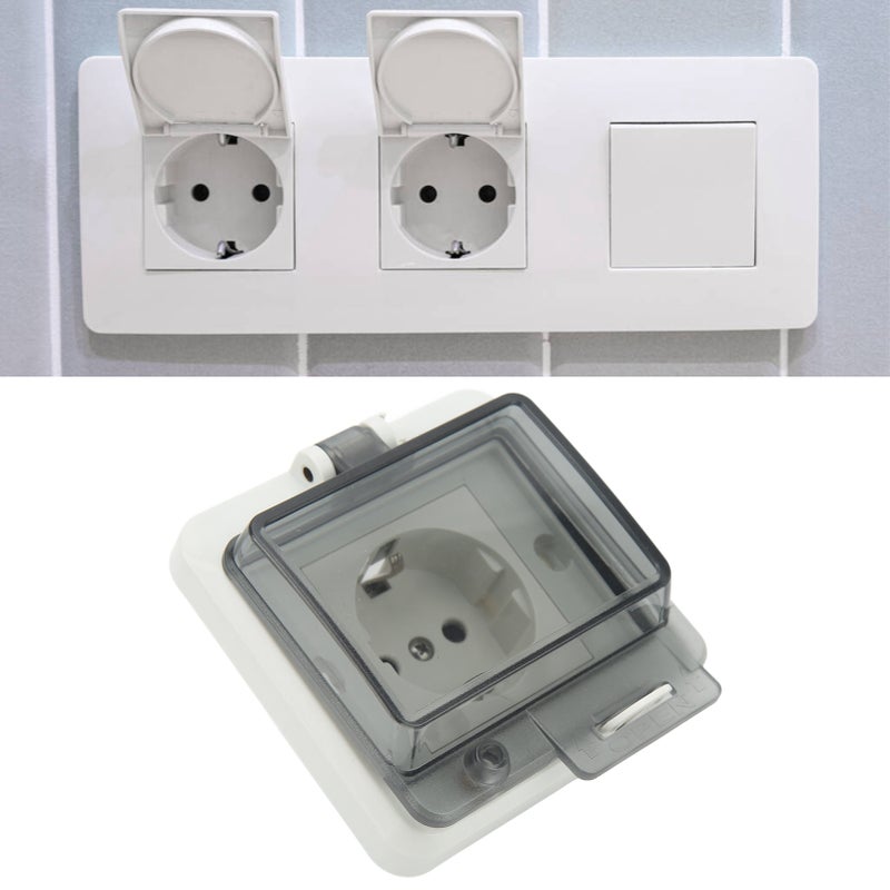 Standard IP66 Waterproof Wall Outlet Wall Mounted Concealed Plug Adapter Socket with PC Shell  16A - Image 4