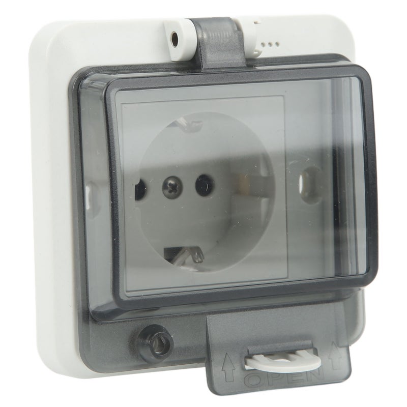Standard IP66 Waterproof Wall Outlet Wall Mounted Concealed Plug Adapter Socket with PC Shell  16A - Image 3