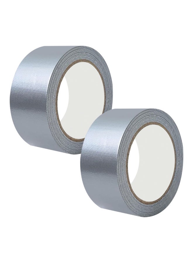 درافل شريط لاصق دورافيل رمادي، لفتان شديدتان التحمل، 2 بوصة × 15 ياردة، لاصق قوي ومقاوم للماء، يُقطع باليد، لا يترك أثراً، قيمة ممتازة للإصلاحات، شريط صناعي للاستخدام الداخلي والخارجي - Image 1