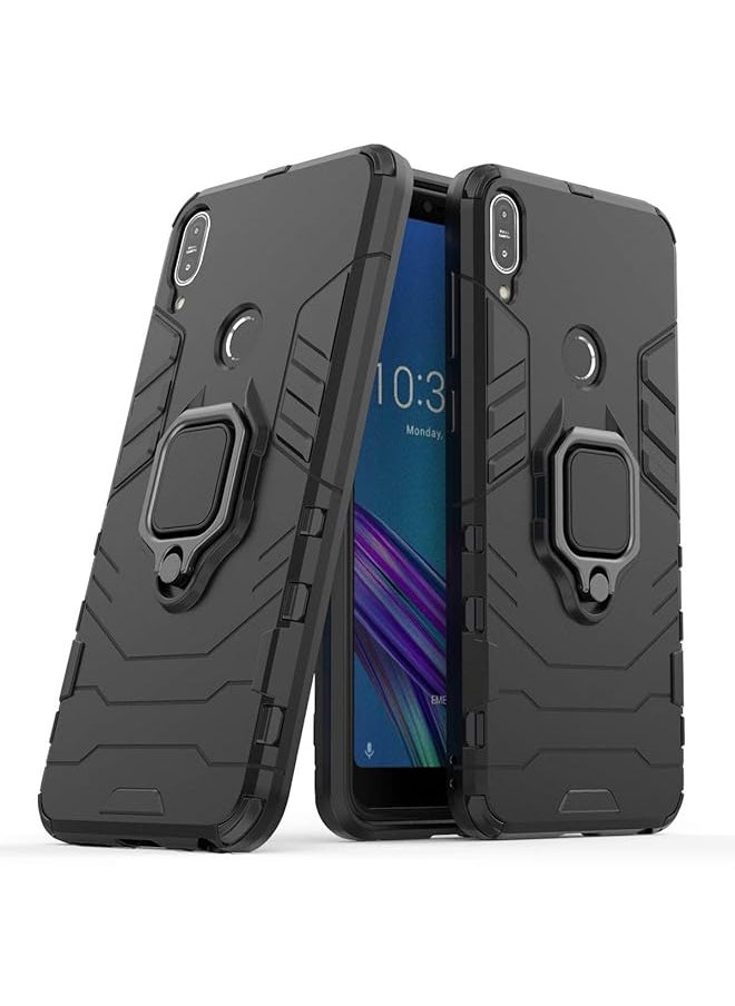 Compatible With Asus Zenfone Max Pro Zb602Kl Case Metal Ring Grip Kickstand Bumper Shell Works With Magnetic Car Mount Dual Layer Rugged Cover For Asus Zenfone Max Pro M1 Zb602Kl Black - pzsku/ZFFA7B5AB99DBAF2DC2D7Z/45/_/1710390492/f6635590-e83d-4936-be0e-c999cd144aa9