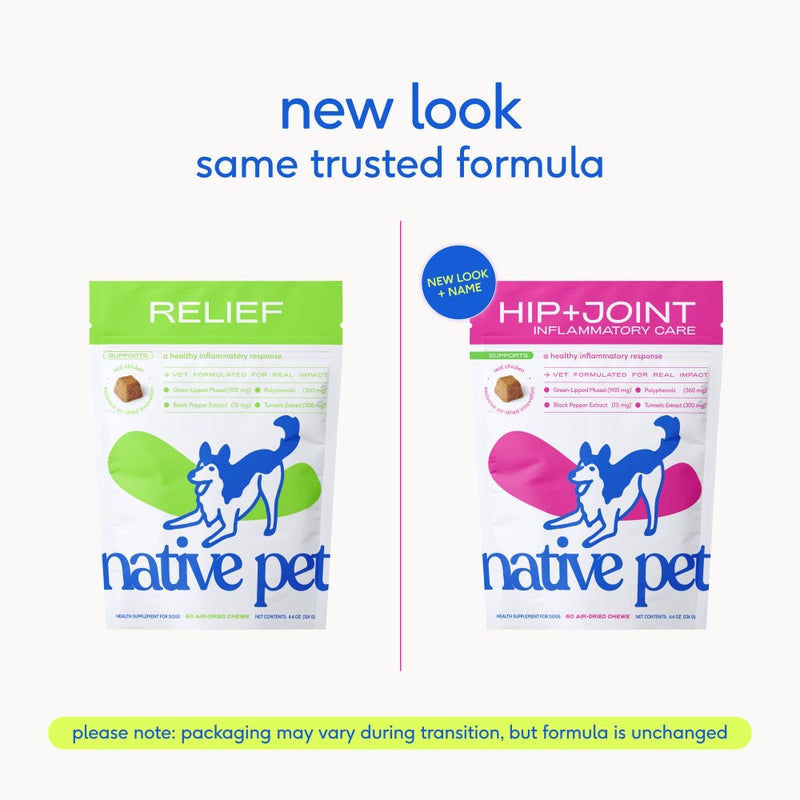 Native Pet Pain Relief for Dogs - Collagen for Dogs Promotes Joint Health, Reduce Inflammation & Stiffness - Senior Pup Joint Supplement - Natural Pain Reliever for Active & Aging Pets - 30 Chews - Image 2