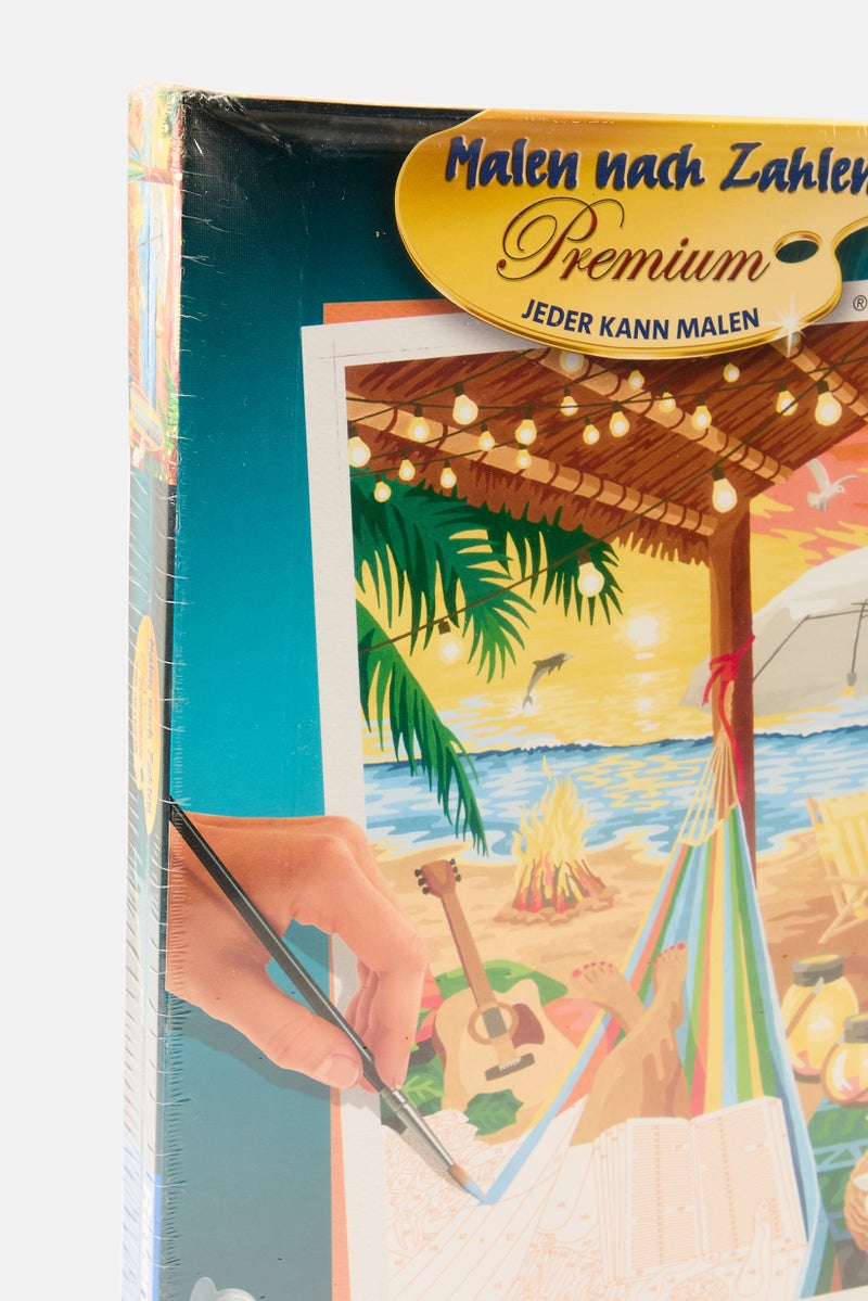 Ravensburger 2 in 1 Cozy Cabana Painting By Numbers Kits 40 x 30 cm   , Orange  - Image 4