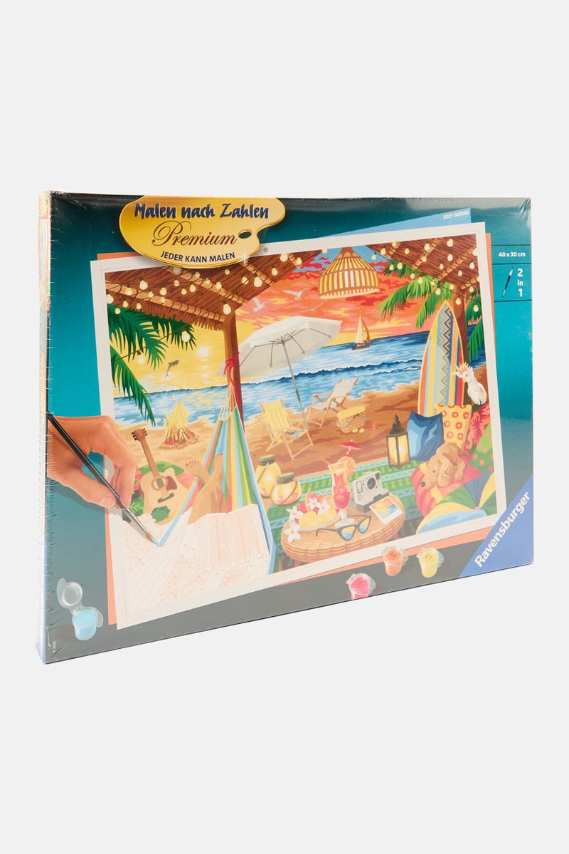 Ravensburger 2 in 1 Cozy Cabana Painting By Numbers Kits 40 x 30 cm   , Orange  - Image 3
