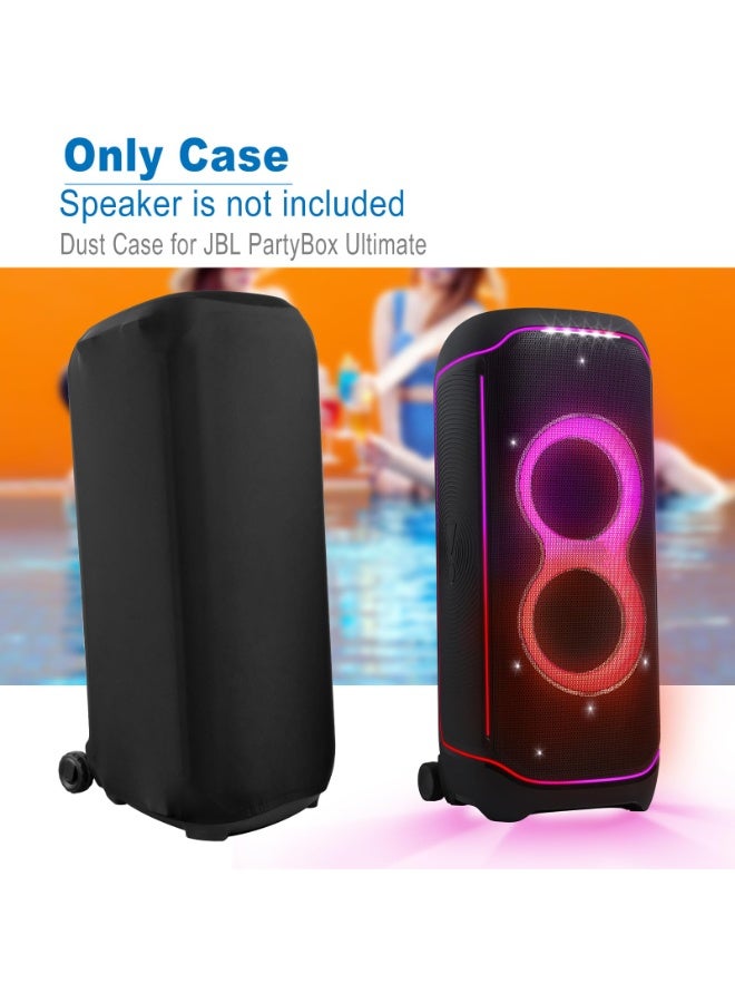 Dust Cover Protective Case for JBL Partybox Ultimate, Portable Party Speaker Stretch Speaker Cover Dust Case with Elastic Band Speaker Case Slip Sleeve - Image 2