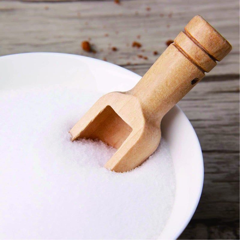 Calary Arroyner 20 PCS Mini Wooden Spoon Mini Bamboo Spoons Small Bath Salt Spoon Small Spice Spoons for Sugar Scrubs, Spices, Bath Salts, Cooking - Image 3