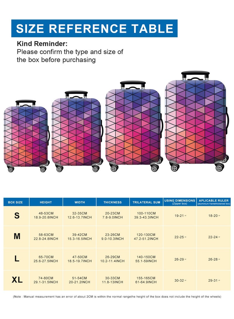URbazaar Elastic Travel Luggage Cover Travel Suitcase Protective Cover for Trunk Case Apply to 18-30 inch luggage Suitcase Cover - Image 3