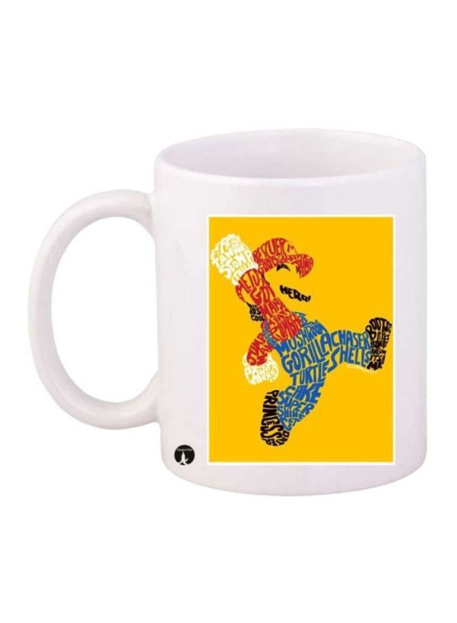 RKN The Video Game Super Mario Printed Coffee Mug 350ml - Image 1