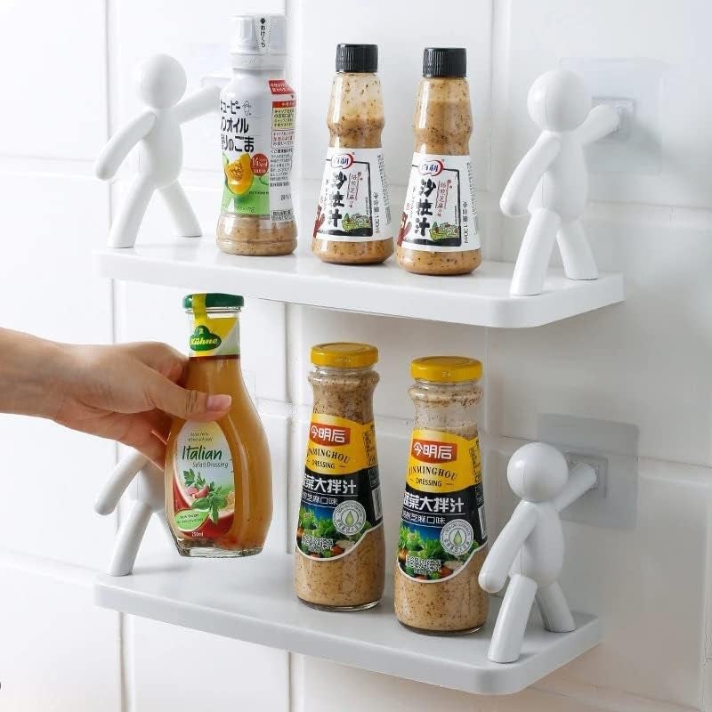 LUCC1N Soap Holder Shampoo Holder Wall Mounted Stand Holder Cartoon Stand Wall Mount Bathroom Stand Wall Mount Kitchen Stand - Image 2