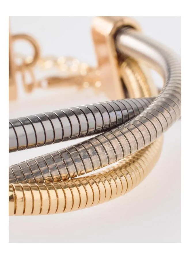 Jimmy Key  Mixed Gold-Plated Multi-Chain Bracelet. for Women | Best Price UAE
