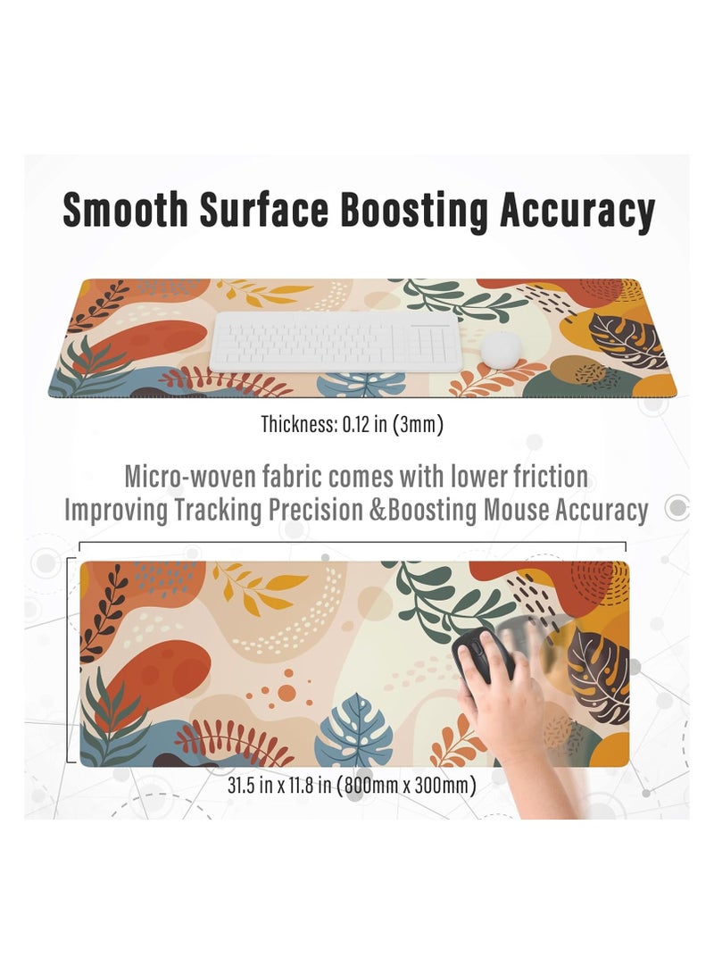 سكاي تاتش لوحة ماوس ألعاب كبيرة بحواف مخيطة ممتدة مقاس XL (80 سم × 30 سم) - Image 3