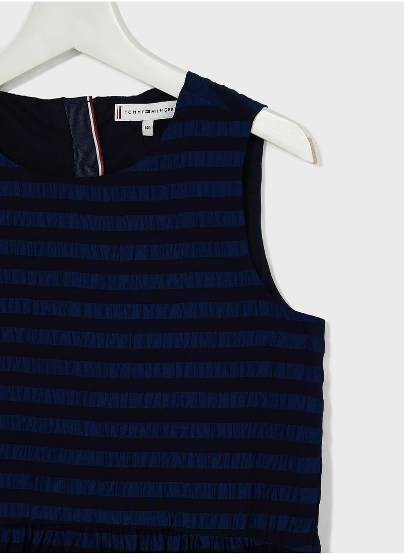 TOMMY HILFIGER Youth Horizontal Stripe Dress