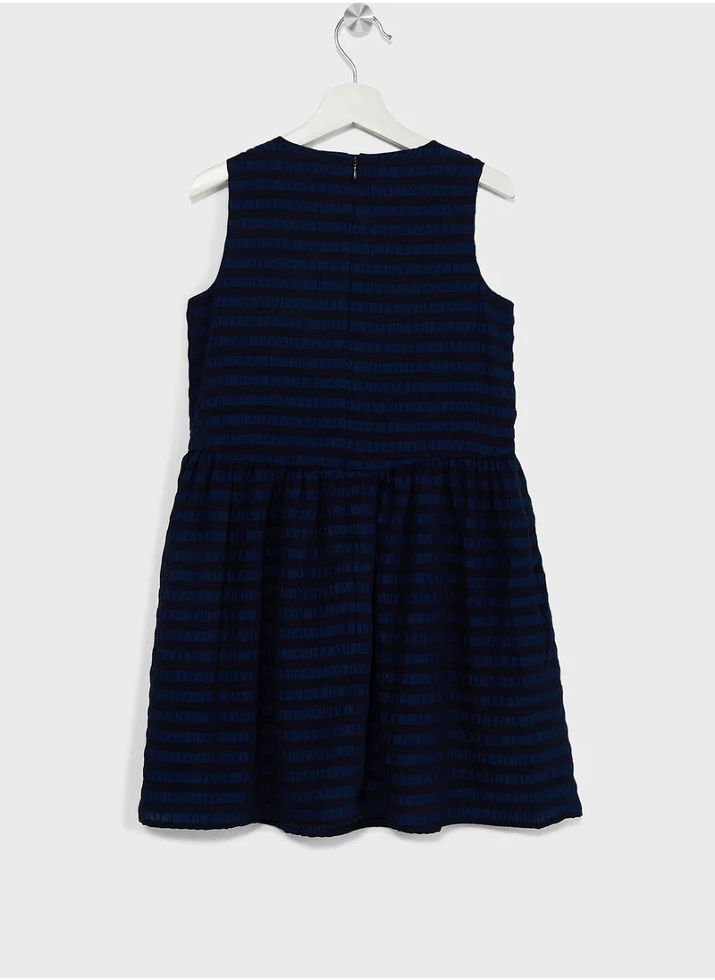 TOMMY HILFIGER Youth Horizontal Stripe Dress