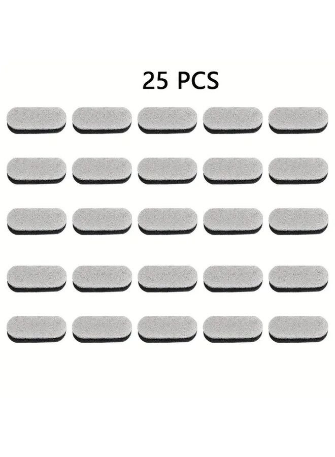 25 قطعة من فلاتر نافورة ماء القطط مع الكربون المنشط للنوافير المائية الأوتوماتيكية للحيوانات الأليفة - Image 1