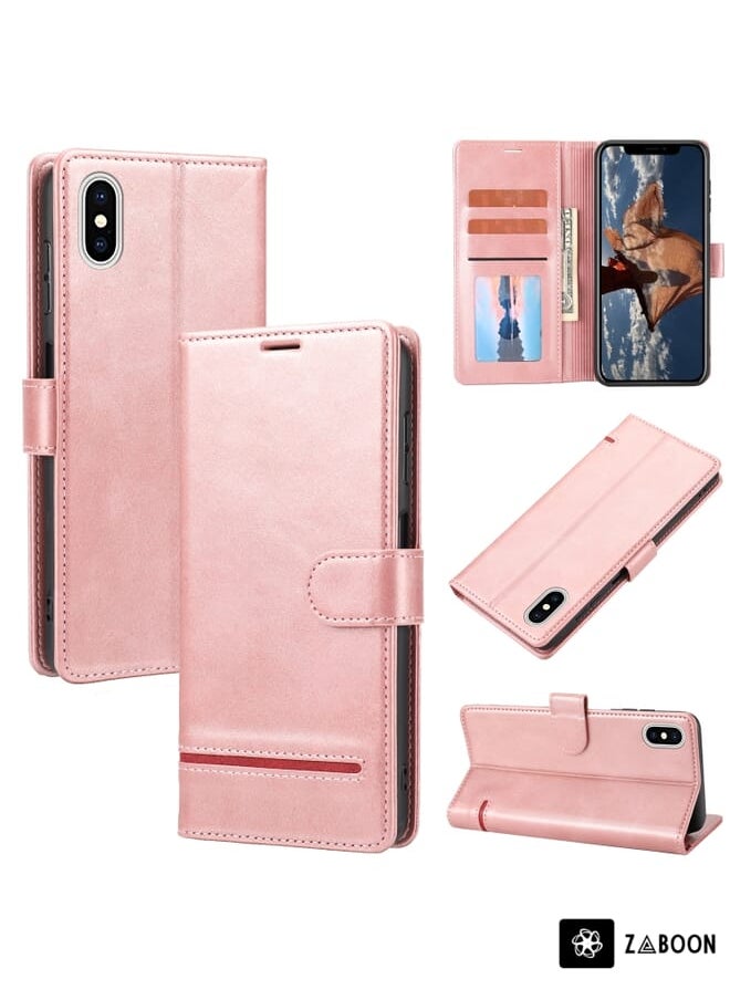 Zaboon - Protective Case For iPhone XS Max Classic Wallet Flip Leather - Image 1