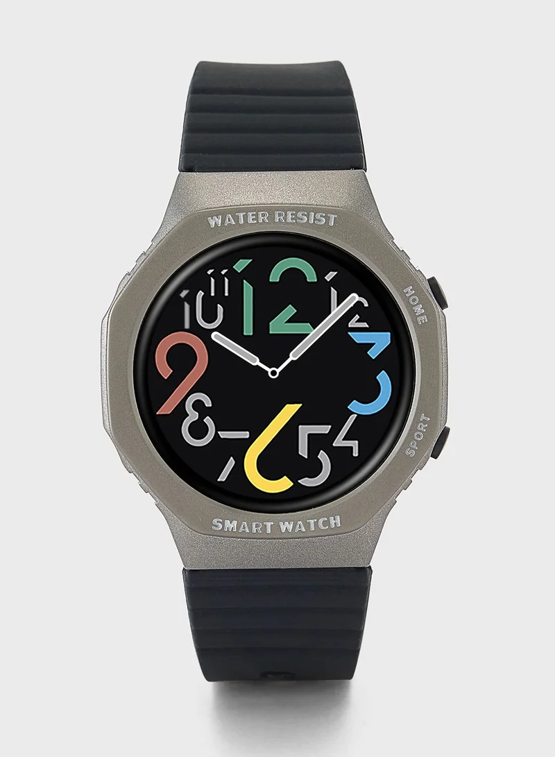 Ginger Sporty Smartwatch With Bluetooth Call,Multiple Health & Fitness Features