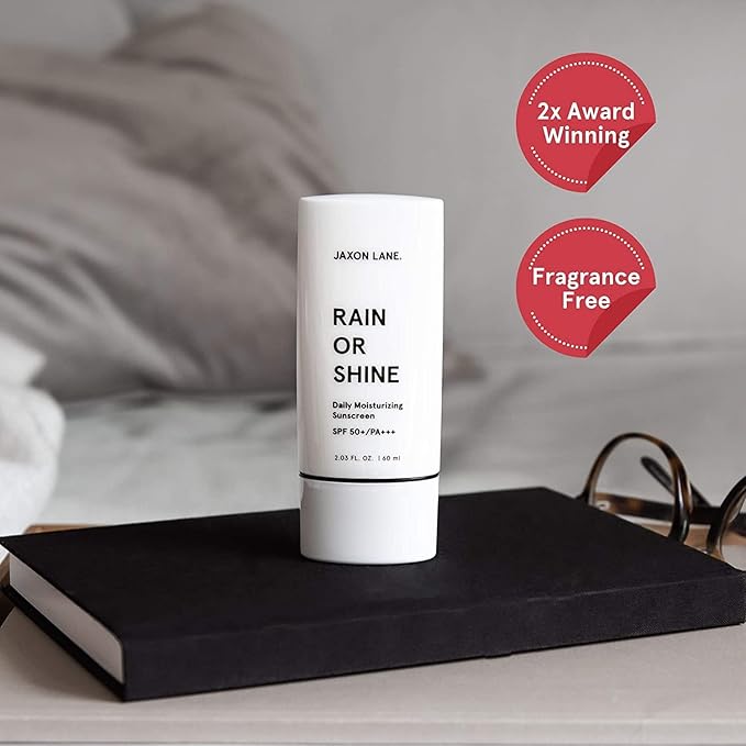 JAXON LANE RAIN OR SHINE Anti Aging Face Sunscreen SPF 50 for Clear Skin wGreen Tea Hyaluronic Acid Vitamin C Vitamin E Oil Ginseng Extract Licorice Root SPF Moisturizer for Face Fragrance Free 203 Oz - Image 3