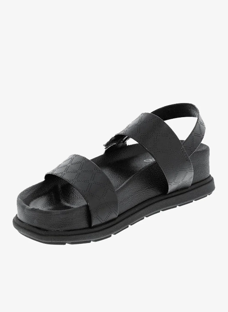 Beira Rio Black Flat Sandals for Women – Stylish Ladies Flat Sandals & Comfortable Flat Slippers for Women | Best Price UAE