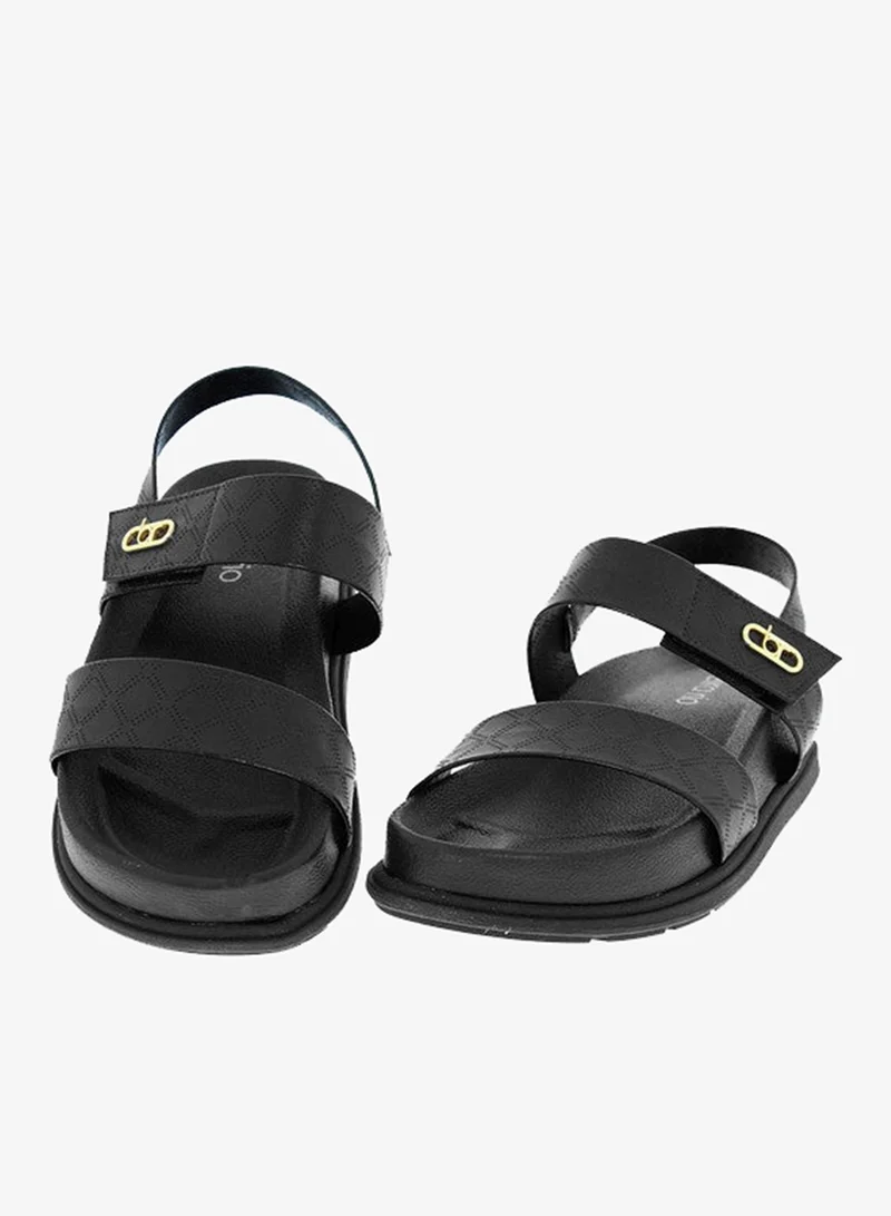 Beira Rio Black Flat Sandals for Women – Stylish Ladies Flat Sandals & Comfortable Flat Slippers for Women | Best Price UAE