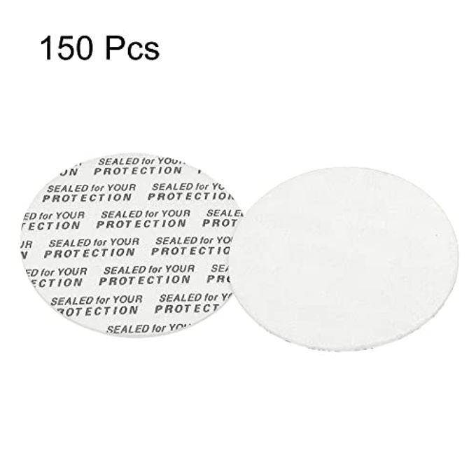 PATIKIL 40mm/1.57" Foam Lid Liner, 150 Pack PS Foam Resistant Tamper Pressure Sensitive Seal for Bottle Cap Liners Seals - Image 3