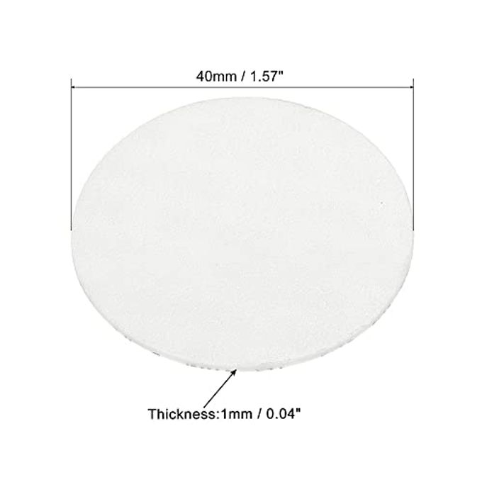 PATIKIL 40mm/1.57" Foam Lid Liner, 150 Pack PS Foam Resistant Tamper Pressure Sensitive Seal for Bottle Cap Liners Seals - Image 5