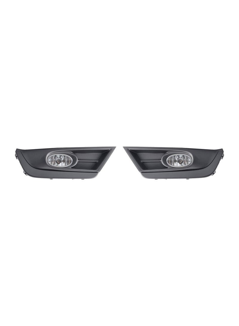 DLAA Pack of 2 HD983 DLAA Fog Lamp Suitable for CR-V 2017-2019 with Wires and Switch - Image 1