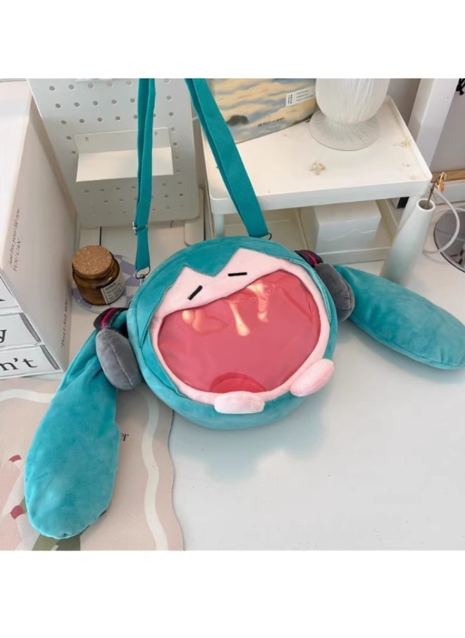 Kawaii Anime Hatsune Miku Q Version Kawaii Plush Bag  - Image 2
