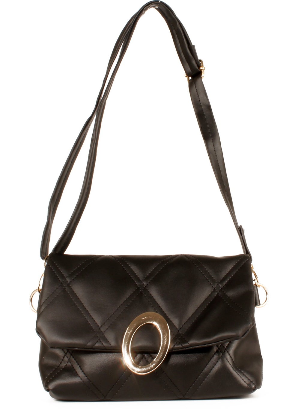 Luwwe Bag's - Women's Quilted Buckle Detailed Shoulder Bag (20641) - Image 1