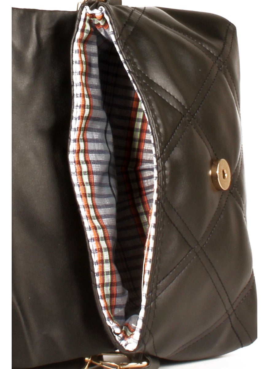 Luwwe Bag's - Women's Quilted Buckle Detailed Shoulder Bag (20641) - Image 1