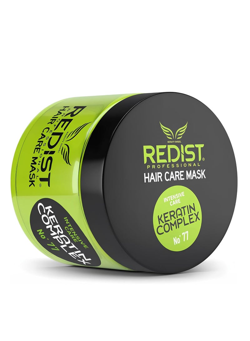 Redist No. 77 Hair Mask with Keratin – Smoothing & Restorative Care 500ml - Image 3