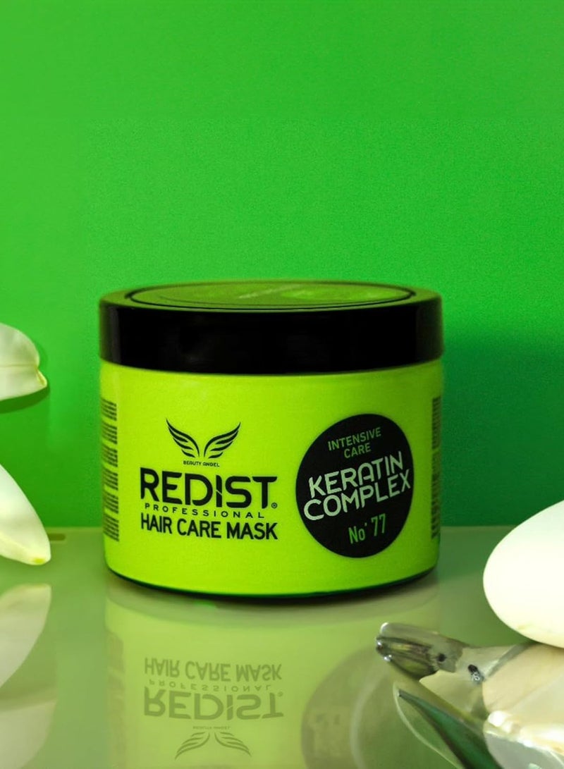 Redist No. 77 Hair Mask with Keratin – Smoothing & Restorative Care 500ml - Image 4