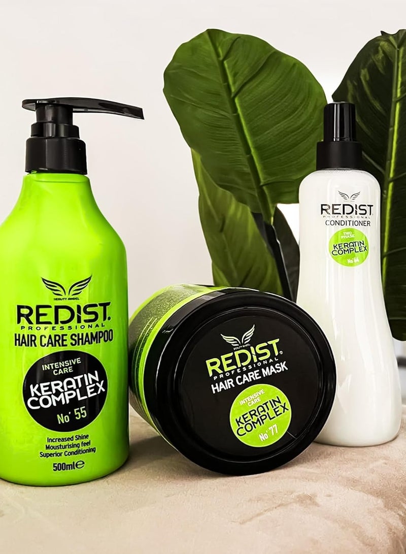 Redist No. 77 Hair Mask with Keratin – Smoothing & Restorative Care 500ml - Image 5