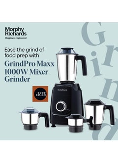 morphy richards Morphy Richards Grindpro Maxx 4 Jar 1000W Mixer Grinder, Black  - Image 2
