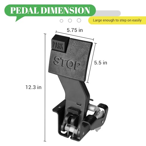 Drive-up Club Car Brake Pedal Assembly- 2nd Generation 102595701/103974901 for 2009-Up Precedent 2004-Up Onward and 2018-Up Tempo G&E Golf Carts - Image 2