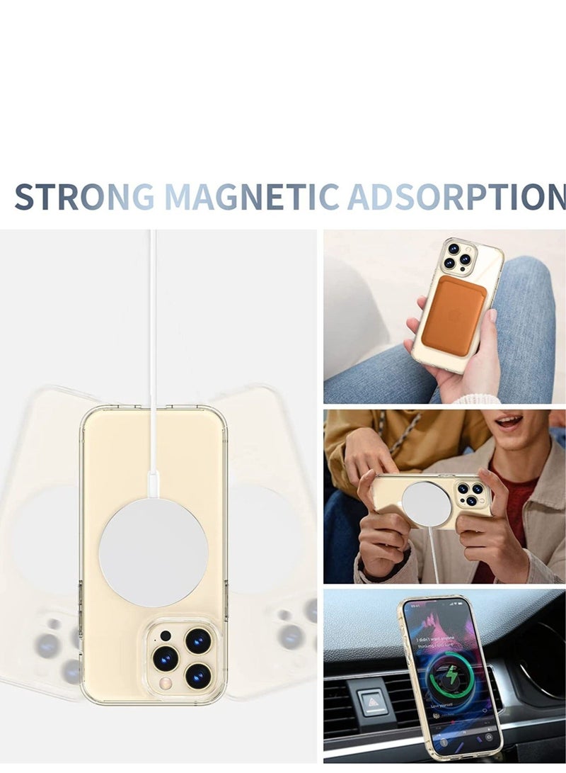 فيسوس متوافق مع Magsafe مع iPhone 14 Pro Max Clear Case 2022 ، غلاف شفاف مغناطيسي ، غلاف واقية مضاد للوقاية من الصدمات الثقيلة من أجل iPhone 14 Pro Max 6.7 " - Clear - Image 2