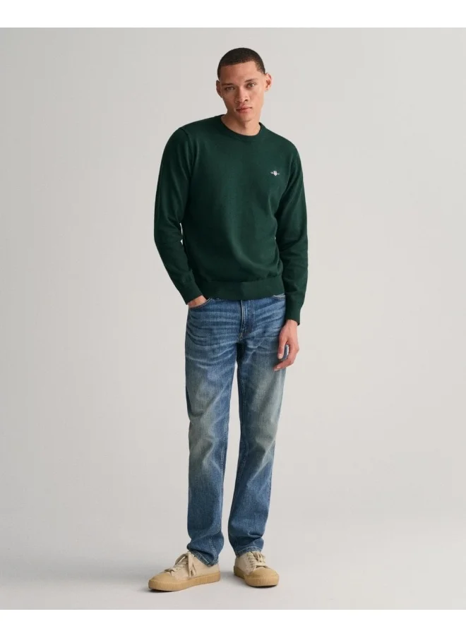 غانت Gant Classic Cotton Crew Neck Sweater