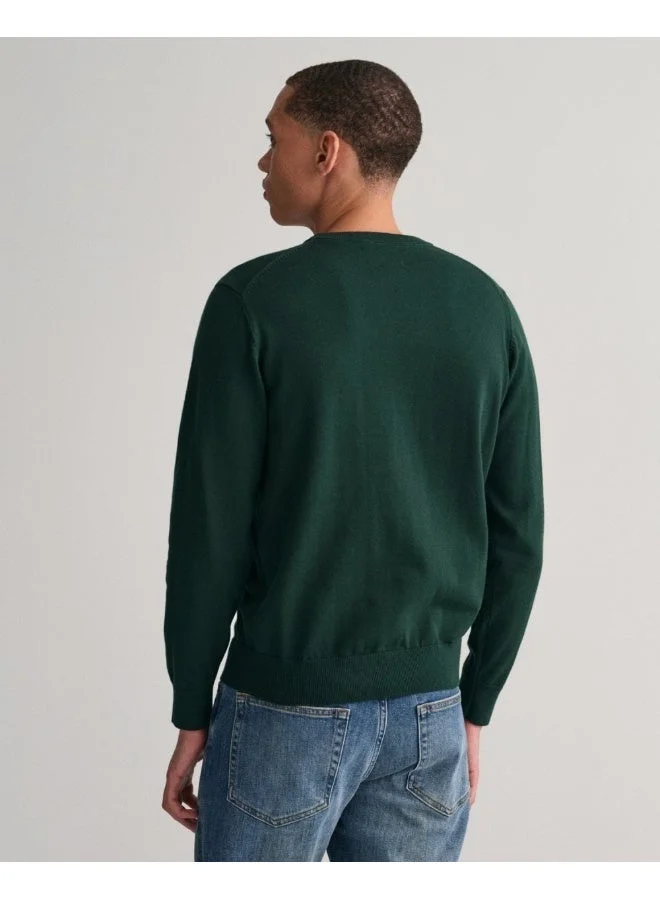 غانت Gant Classic Cotton Crew Neck Sweater