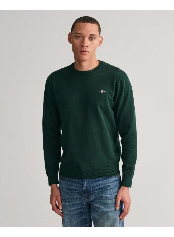 غانت Gant Classic Cotton Crew Neck Sweater