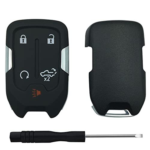 TALKMOON Replacement Keyless Entry Remote Key Fob Shell Case for 2022 2021 2020 2019 Chevy Silverado and GMC Sierra 1500 2500HD 3500HD Car Key Fob Cover (5 Button-C) - Image 4