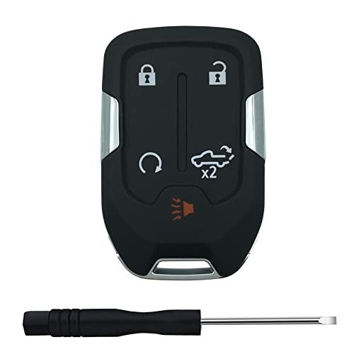 TALKMOON Replacement Keyless Entry Remote Key Fob Shell Case for 2022 2021 2020 2019 Chevy Silverado and GMC Sierra 1500 2500HD 3500HD Car Key Fob Cover (5 Button-C) - Image 1